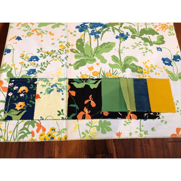 Vintage Fabric Swatch Greeff Woodland & Floral England - Picture 3 of 11